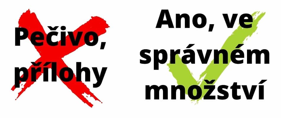 Při hubnutí není správné vynechat pečivo a přílohy.