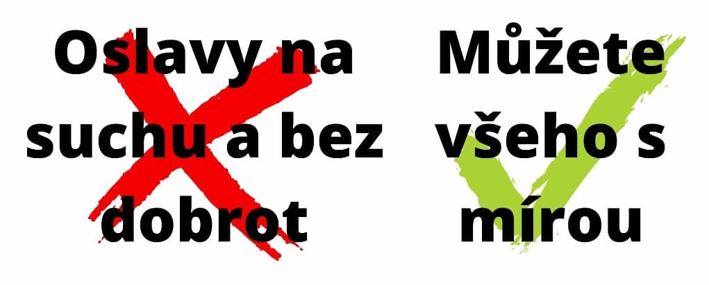 V hubnutí můžete pokračovat i navzdory oslavám.